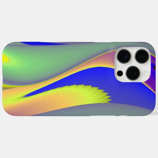 3D抽象芸術レインボーアート Case-Mate iPhoneケース (裏面 (横))