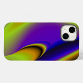 3D抽象芸術レインボーアート Case-Mate iPhoneケース (裏面 (横))