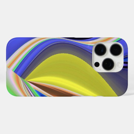 3D抽象芸術レインボーアート Case-Mate iPhoneケース (裏面 (横))