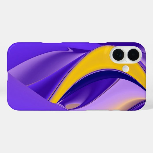 3D抽象芸術レインボーアート Case-Mate iPhoneケース (裏面 (横))