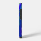 3D抽象芸術レインボーアート iPhoneケース (左側面)