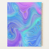 3D抽象芸術絵を描ブラシ（名前） プランナー手帳 (裏面)