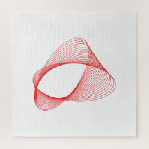 3D抽象芸術赤色