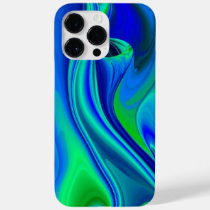 3D抽象芸術(緑の紫) Case-Mate iPhone 14 PRO MAXケース