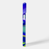 3D抽象芸術(緑の紫) Case-Mate iPhoneケース (裏面 / 右)