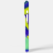 3D抽象芸術(緑の紫) Case-Mate iPhoneケース (裏面 / 左)