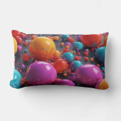 3D抽象 - ランバークッション (正面)