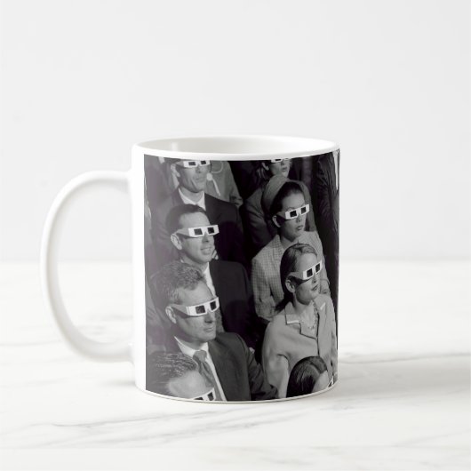 3D映画ピープルシアター写真マグカップコーヒーマグカップ コーヒーマグカップ (左)