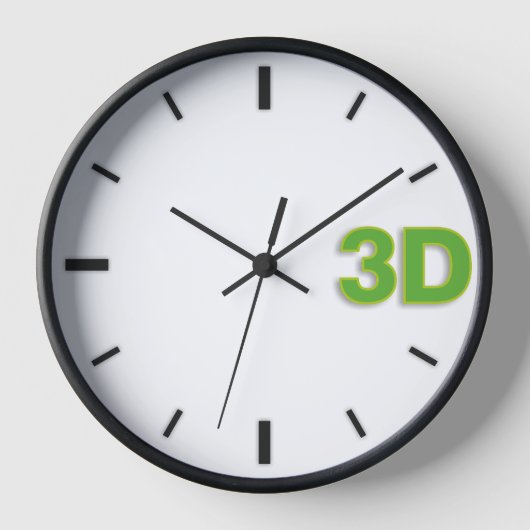 3D時2 Gr. 壁時計 (正面)