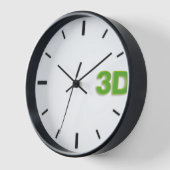 3D時2 Gr. 壁時計 (傾斜)
