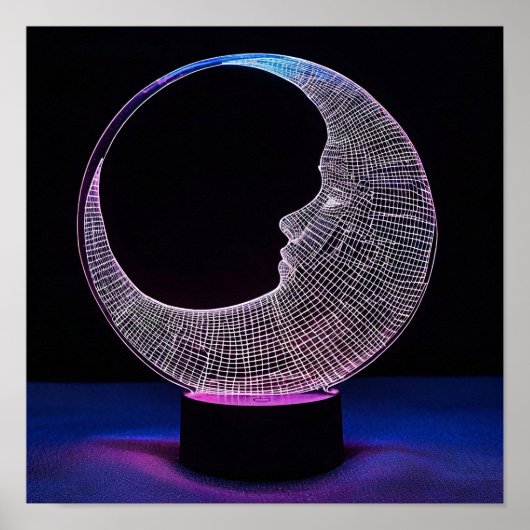 3d月 ポスター (正面)