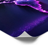 3D木製ウォールアートウォーターカラーワールドマップポスター ポスター (角)