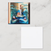 3D本の紙のクイリングは驚くほど複雑である スクエア名刺 (正面/裏面)