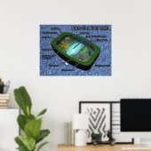 3D植物細胞図 ポスター (ホームオフィス)