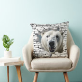 3D極熊のウォールブレイクアート – Realistic Safari クッション (椅子)