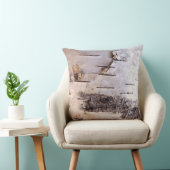 3D樺の木吠え声 クッション (椅子)