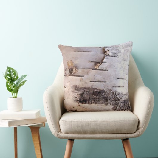 3D樺の木吠え声 クッション (椅子)