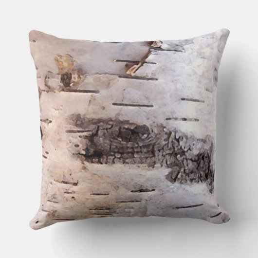 3D樺の木吠え声 クッション (裏面)