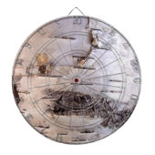 3D樺の木樹皮 ダーツボード (正面)