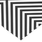 3D正方形の錯視パターン ショートテーブルランナー (コーナー)