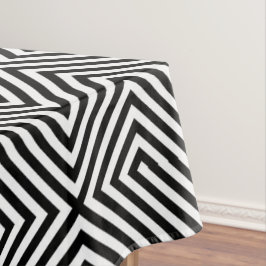 3D正方形の錯視パターン テーブルクロス