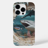 3D水中サメ Case-Mate iPhoneケース (裏面)