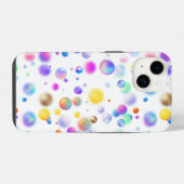 3D浮き球パターン 背景なし iPhoneケース (裏面横)