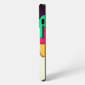 3D液体パターン iPhoneケース (左側面)