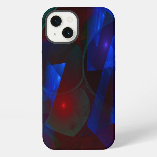 3D炎のフラクタル iPhoneケース (裏面)