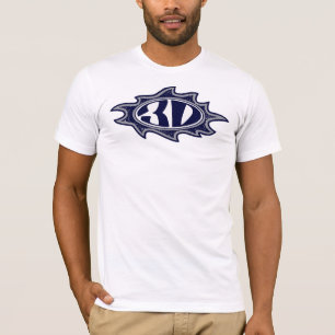 3d炎のロゴ tシャツ