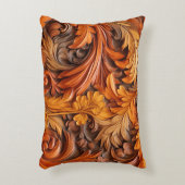 3d焼きオレンジフローラアクセント アクセントクッション (正面(垂直))