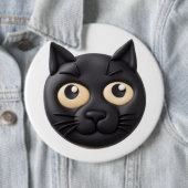 3D猫にインスパイアされたデザイン 缶バッジ (インサイチュ)