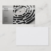 3D球の当惑 名刺 (正面/裏面)