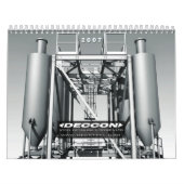 3D産業ファインアートB&W - DIGITALの芸術 カレンダー (カバー)