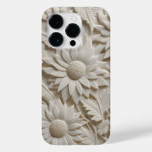 3D白い花 Case-Mate iPhoneケース (裏面)