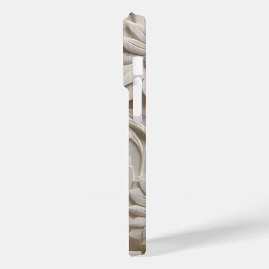 3D白い花 Case-Mate iPhoneケース (裏面 / 左)