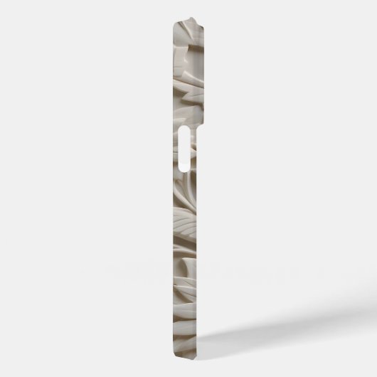 3D白い花 Case-Mate iPhoneケース (裏面 / 右)