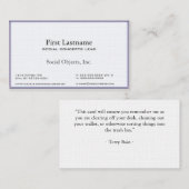 3D真珠のセリフのアメリカ人のGaramondのゴシック様式テンプレート 名刺 (正面/裏面)