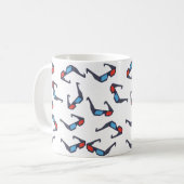 3D眼鏡パターン コーヒーマグカップ (正面左)