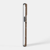 3D砂漠迷彩柄 iPhone 15ケース (右側面)