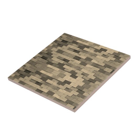 3D砂色れんが タイル (側面)