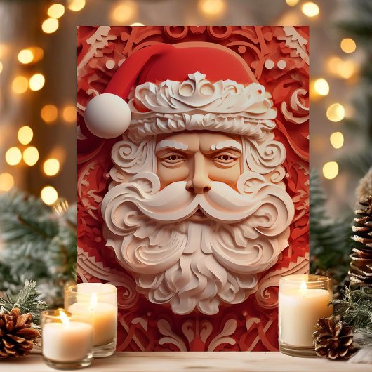 3D立体サンタクロース クリスマス