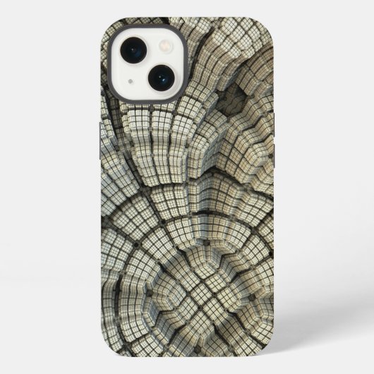 3D立方ピット光学錯覚 | カスタム iPhoneケース iPhone 13ケース (裏面)