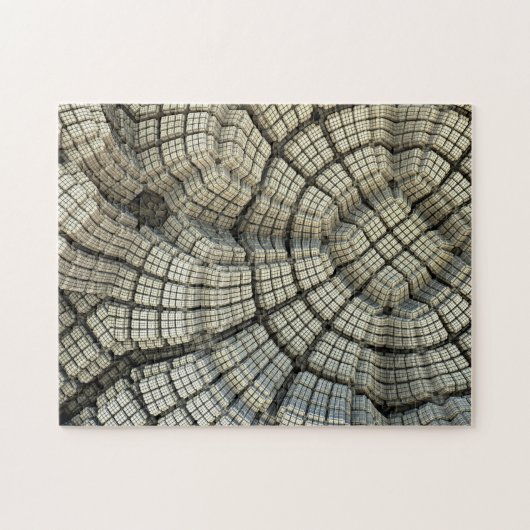 3D立方ピット |挑戦的な光学錯覚 ジグソーパズル (横)