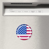 3D米国国旗 マグネット (インサイチュ (食洗機))
