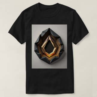 3D紙アートデザインTシャツ Tシャツ