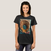 3D紙アートデザインTシャツ Tシャツ (正面フル)