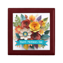 3D紙アートフローラ母の日