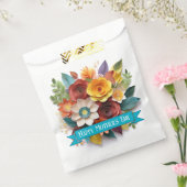 3D紙アートフローラ母の日 フェイバーバッグ (封をした状態)