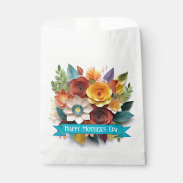 3D紙アートフローラ母の日 フェイバーバッグ